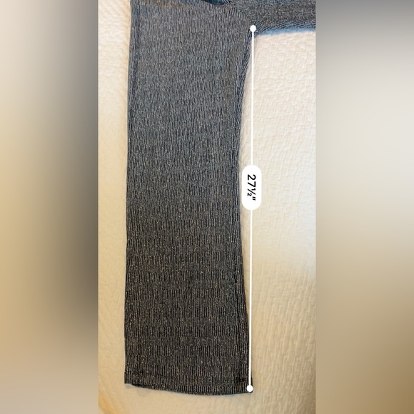 NWOT Nicole Miller Shimmer/Metallic Jumpsuit in Silver - Picture 6 of 6